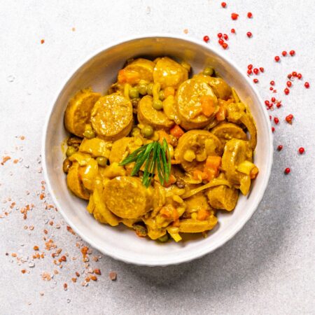 Curried Sausages